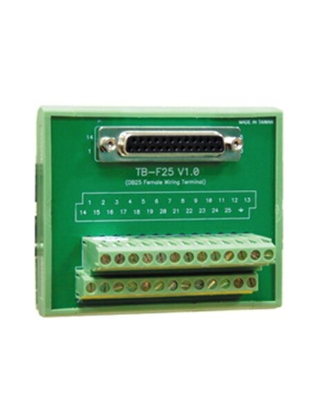 Moxa (TB-F25) DB25 female DIN-rail wiring terminal