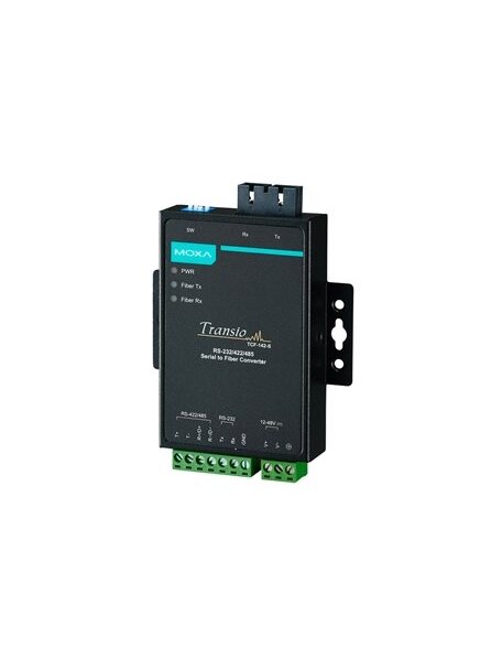 Moxa (TCF-142-S-SC-T) RS-232/422/485 to single-mode optical fiber media converter with fiber ring support and SC connector, -40 to 75°C operating temperature 3 Moxa (TCF-142-S-SC-T) RS-232/422/485 to single-mode optical fiber media converter with fiber ring support and SC connector, -40 to 75°C operating temperature 3