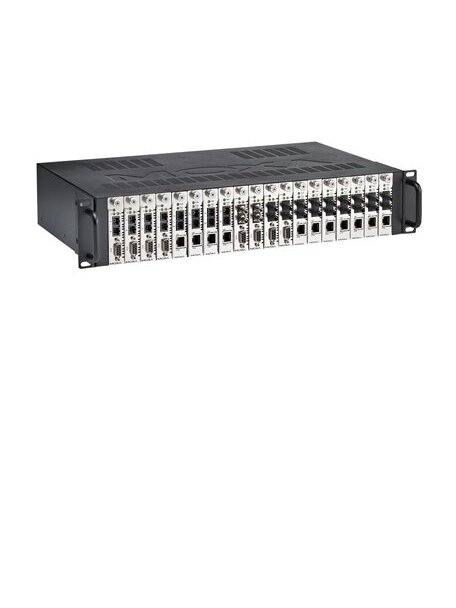 Moxa (TRC-190-AC) Rack chassis, 2U, single 110 to 240 VAC input, with 19 slots on front panel 1 Moxa (TRC-190-AC) Rack chassis, 2U, single 110 to 240 VAC input, with 19 slots on front panel 1