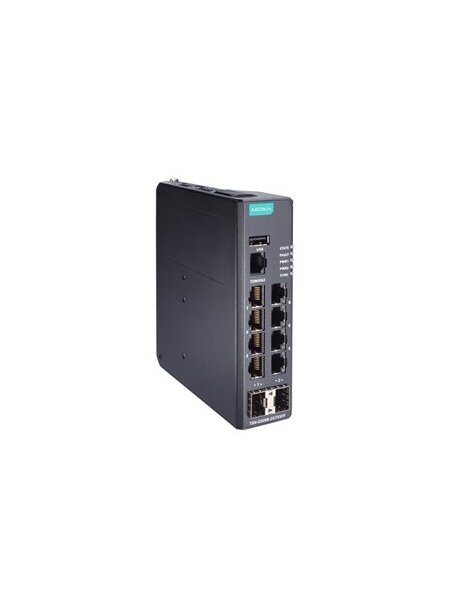 Moxa (TSN-G5008-2GTXSFP) TSN-capable managed Ethernet switch with 6 10/100/1000BaseT(X) ports, 2 combo 10/100/1000BaseT(X) or 100/1000BaseSFP ports, -10 to 60°C operating temperature 1 Moxa (TSN-G5008-2GTXSFP) TSN-capable managed Ethernet switch with 6 10/100/1000BaseT(X) ports, 2 combo 10/100/1000BaseT(X) or 100/1000BaseSFP ports, -10 to 60°C operating temperature 1