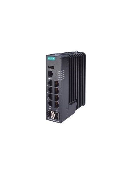 Moxa (TSN-G5008-2GTXSFP) TSN-capable managed Ethernet switch with 6 10/100/1000BaseT(X) ports, 2 combo 10/100/1000BaseT(X) or 100/1000BaseSFP ports, -10 to 60°C operating temperature 3