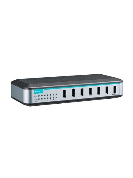 Moxa (UPort 207) 7-port entry-level USB hub, adaptor included Moxa (UPort 207) 7-port entry-level USB hub, adaptor included