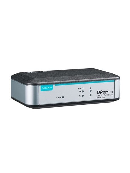 Moxa (UPort 2210) 2-port RS-232 USB-to-serial converter Moxa (UPort 2210) 2-port RS-232 USB-to-serial converter