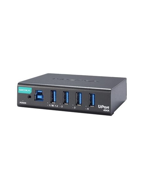 Moxa (UPort 404A) 4-port industrial-grade USB 3.2 hubs, 0 to 60°C operating temperature 2 Moxa (UPort 404A) 4-port industrial-grade USB 3.2 hubs, 0 to 60°C operating temperature 2