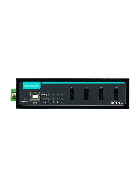 Moxa (UPort 407-T w/o Adapter) 7-port industrial USB hub, without adapter, -40 to 85°C operating temperature 3