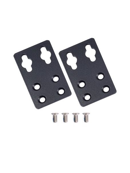 Moxa (WK-25) Wall-mounting kit, 2 plates, 4 screws, 25 x 43 x 2 mm
