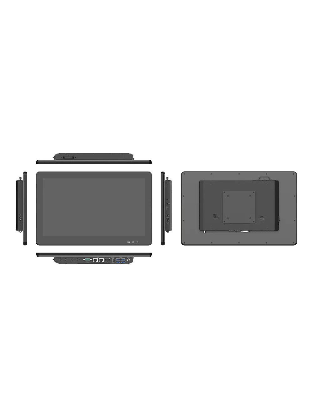 MSI IPC MS-1A71 15.6" front IP65 fanless HMI panel PC 2