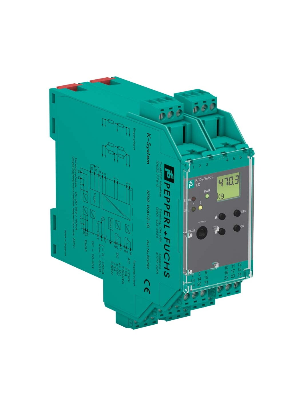 Pepperl+Fuchs KFD2-WAC2-1.D (231223) Transmitter with limit value