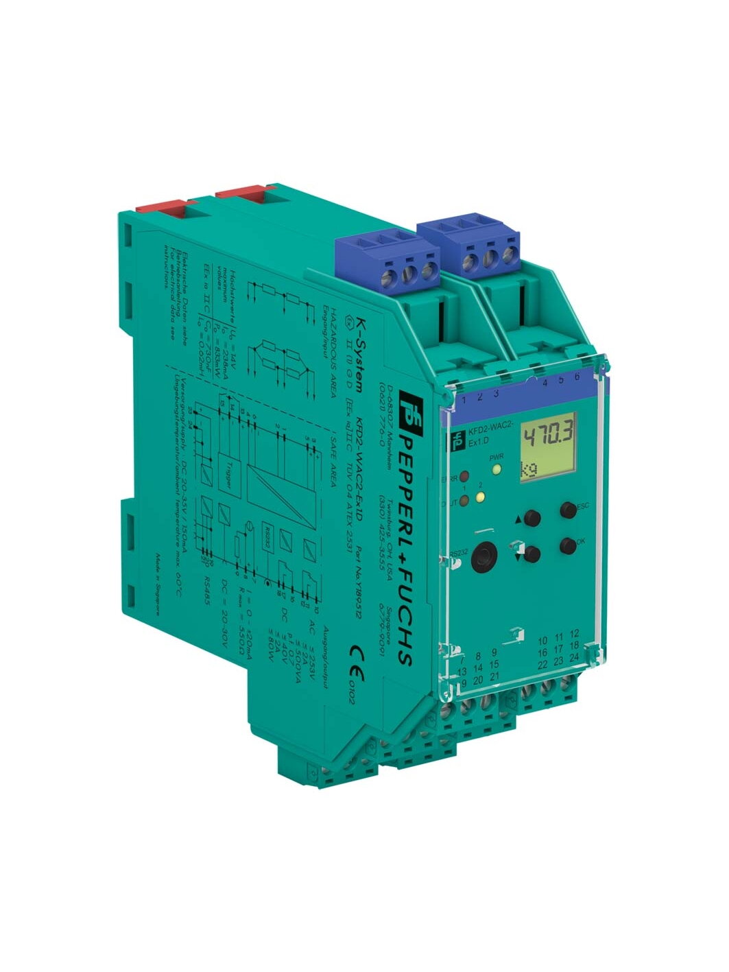 Pepperl+Fuchs KFD2-WAC2-EX1.D (231221) Transmitter with limit value