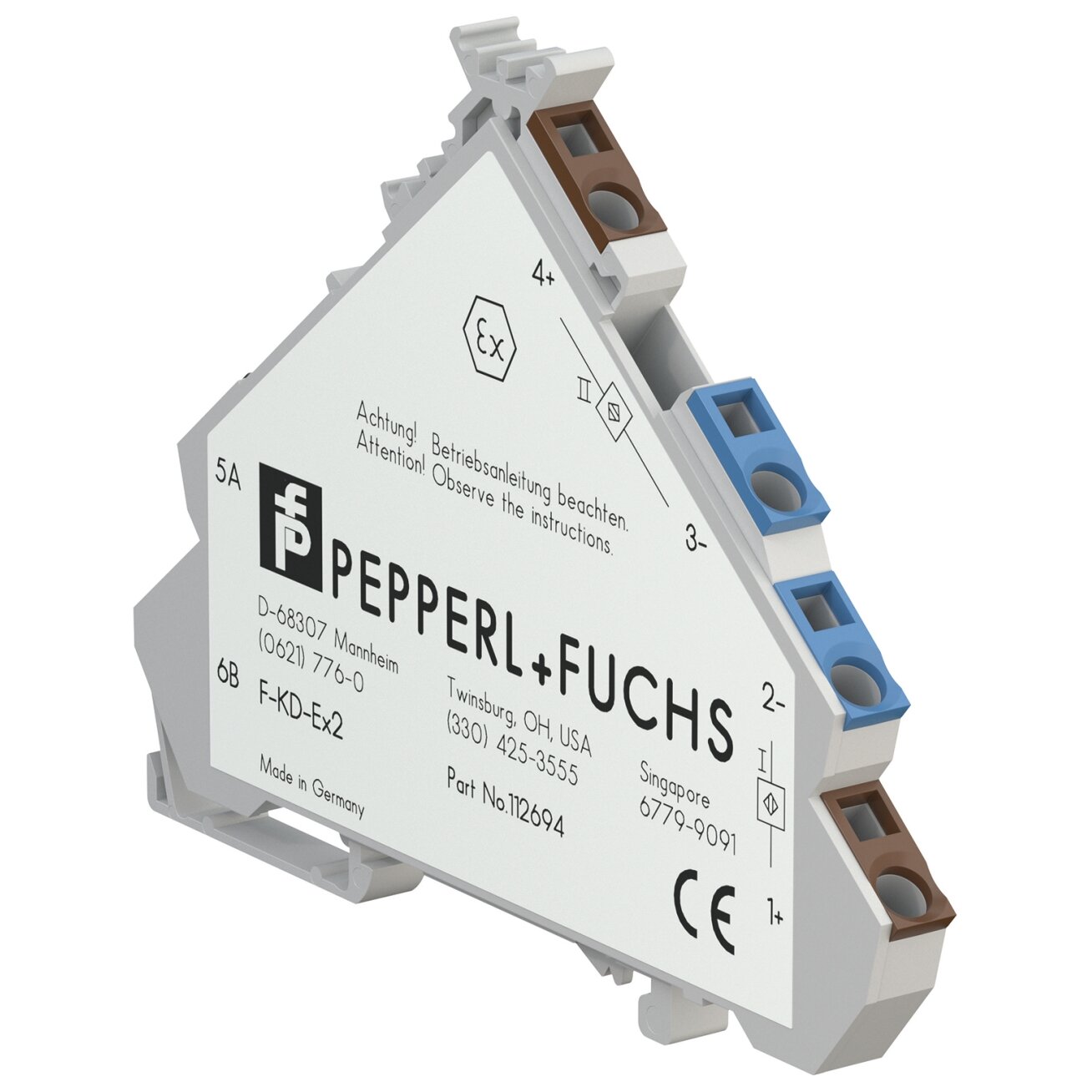 Pepperl+Fuchs F-KD-EX2 14-0291B (112694) K-System priedai