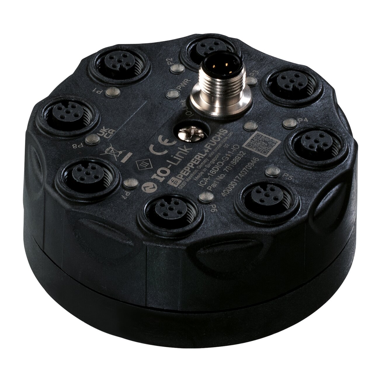 Pepperl+Fuchs ICA-16DI-G11-IO (70169519) G11 IO-Link įėjimų / išėjimų šakotuvas, 16DI Pepperl+Fuchs ICA-16DI-G11-IO (70169519) G11 IO-Link įėjimų / išėjimų šakotuvas, 16DI