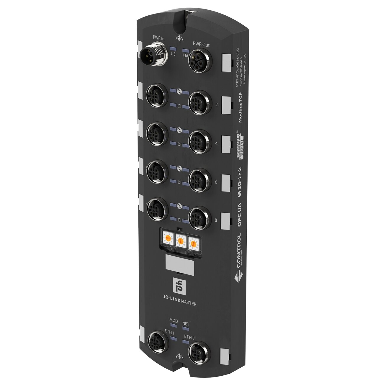 Pepperl+Fuchs ICE2-8IOL-G65L-V1D (70104877) EtherNet/IP IO-Link pagrindinis valdiklis