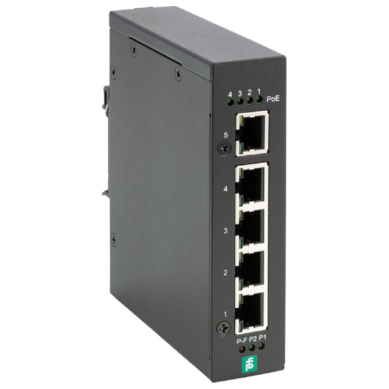 Pepperl+Fuchs ICRL-U-5RJ45-PoE-G-DIN (70130977) 5 prievadų nevaldomas PoE gigabitinis komutatorius (sutrumpinta) Pepperl+Fuchs ICRL-U-5RJ45-PoE-G-DIN (70130977) 5 prievadų nevaldomas PoE gigabitinis komutatorius (sutrumpinta)
