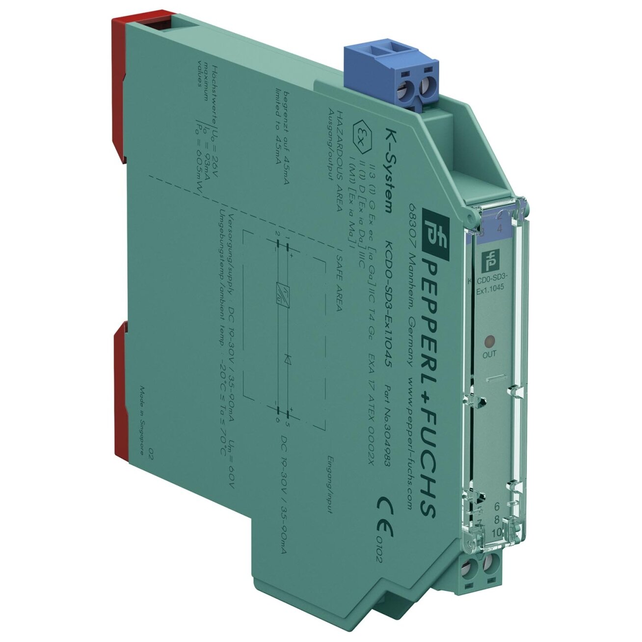 Pepperl+Fuchs KCD0-SD3-EX1.1045 (304983) Vožtuvo valdymo modulis
