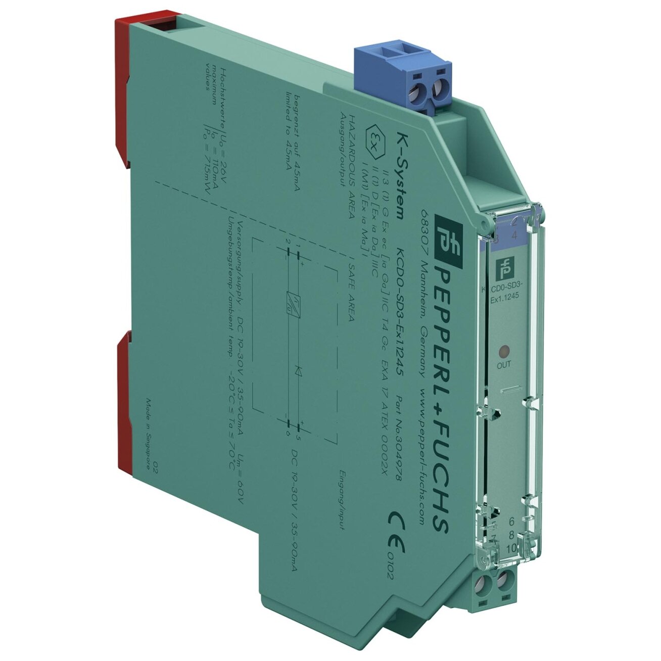 Pepperl+Fuchs KCD0-SD3-EX1.1245 (304978) Vožtuvo valdymo modulis