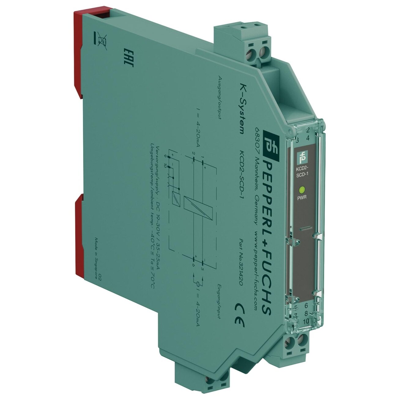 Pepperl+Fuchs KCD2-SCD-1 (321420) Išėjimo valdiklis