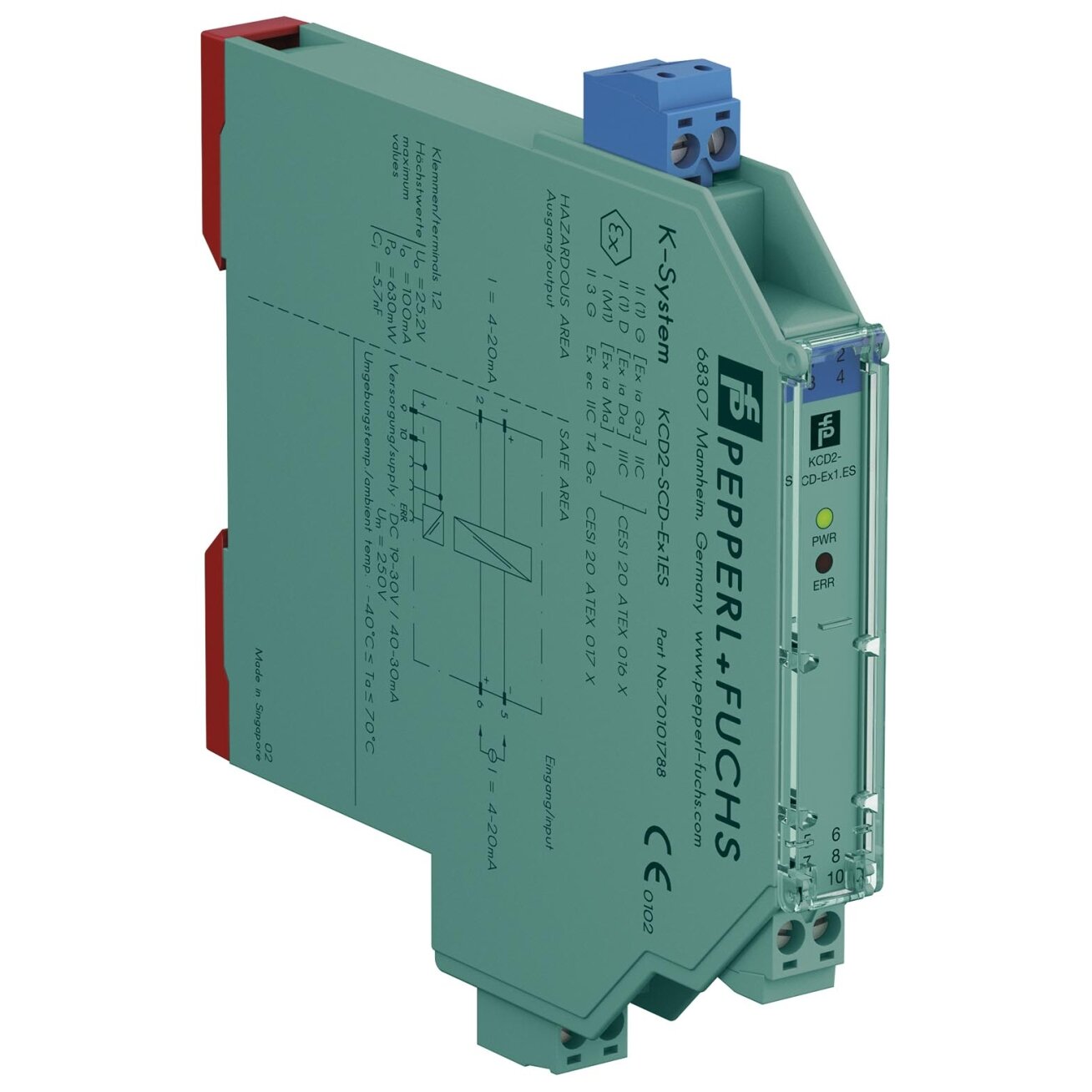 Pepperl+Fuchs KCD2-SCD-EX1.ES (70101788) Išėjimo valdiklis
