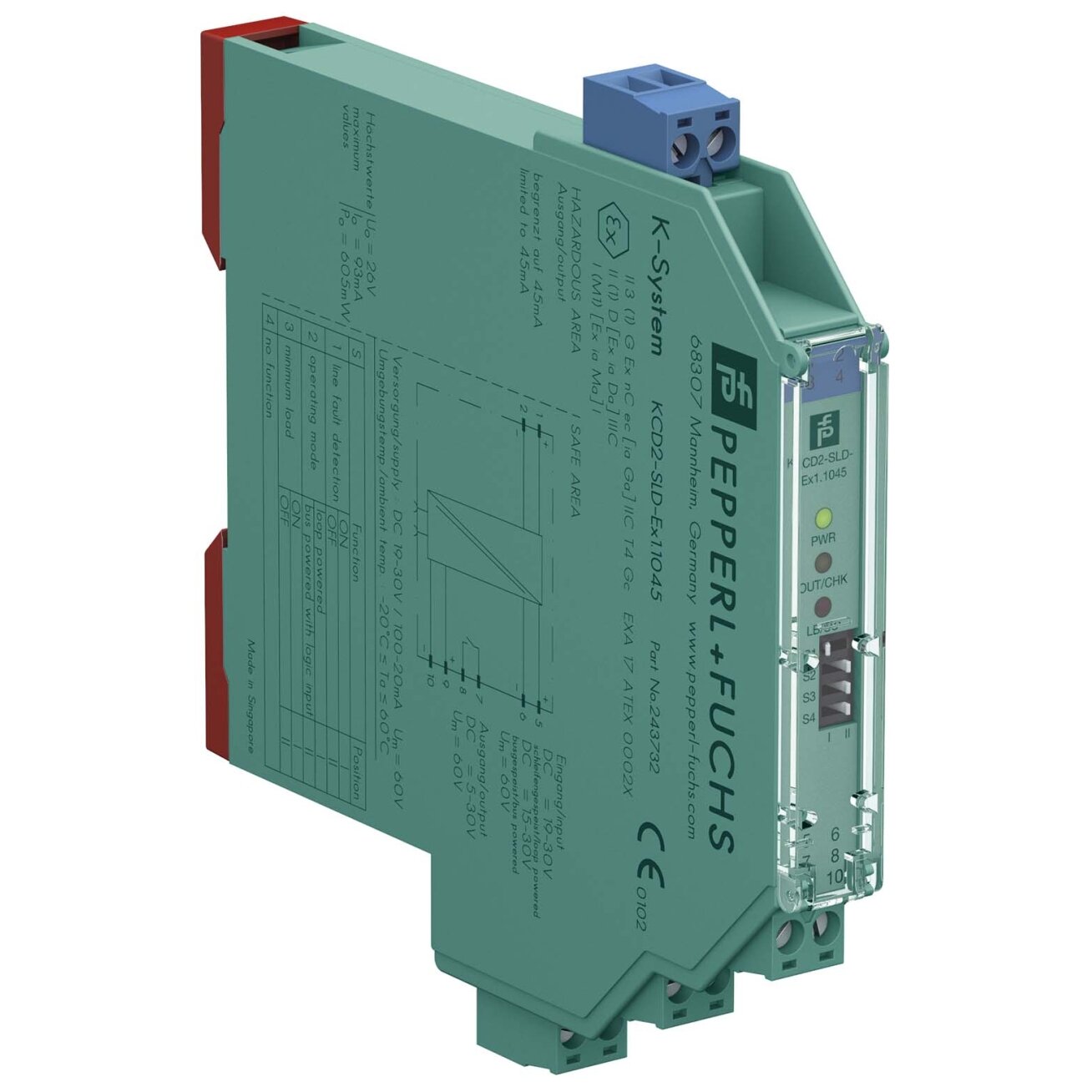 Pepperl+Fuchs KCD2-SLD-EX1.1045 (70104928) Vožtuvo valdymo modulis
