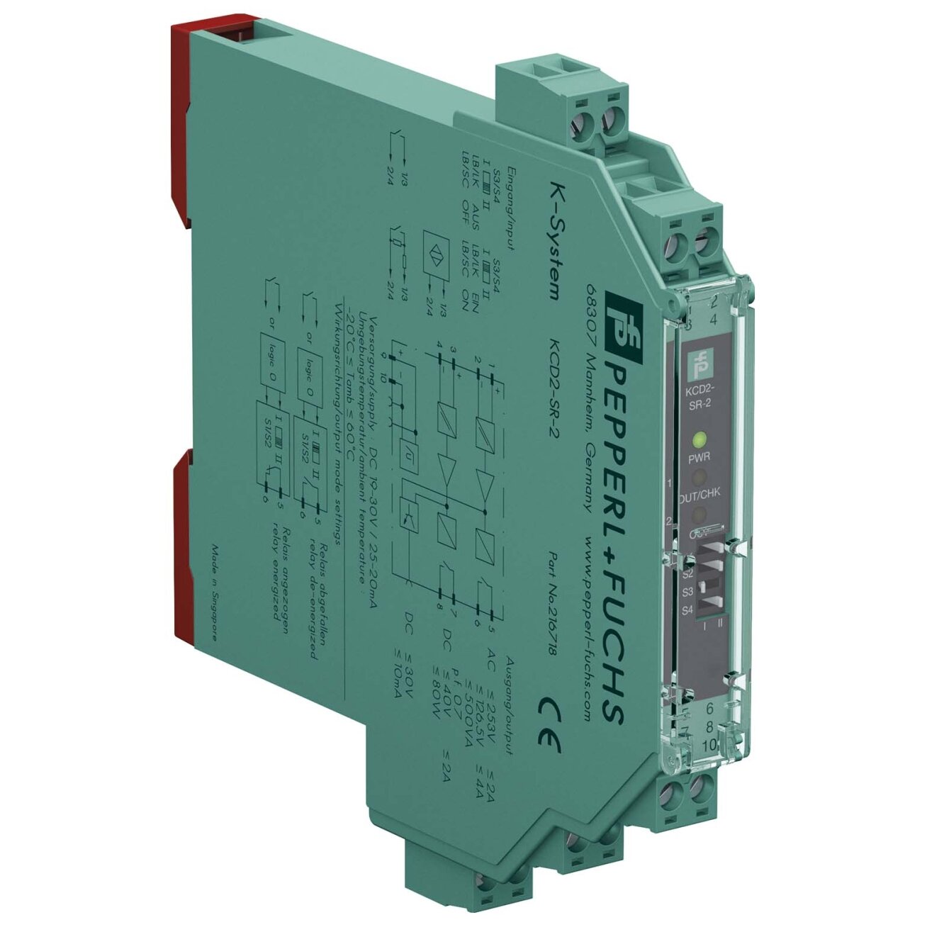 Pepperl+Fuchs KCD2-SR-2 (70112148) Komutacinis stiprintuvas