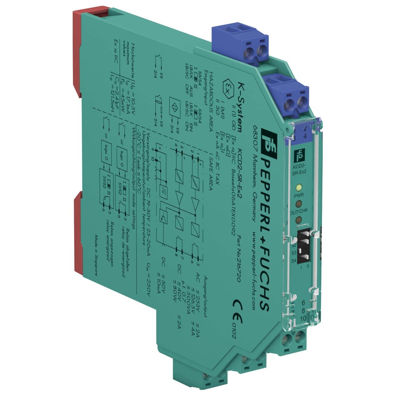 Pepperl+Fuchs KCD2-SR-EX2 (70112153) Komutacinis stiprintuvas