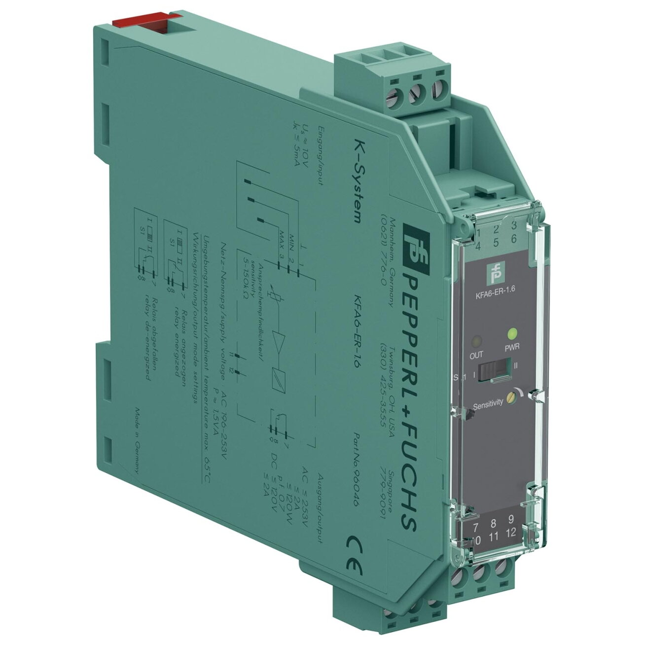 Pepperl+Fuchs KFA6-ER-1.6 (096046) Elektrodų relė
