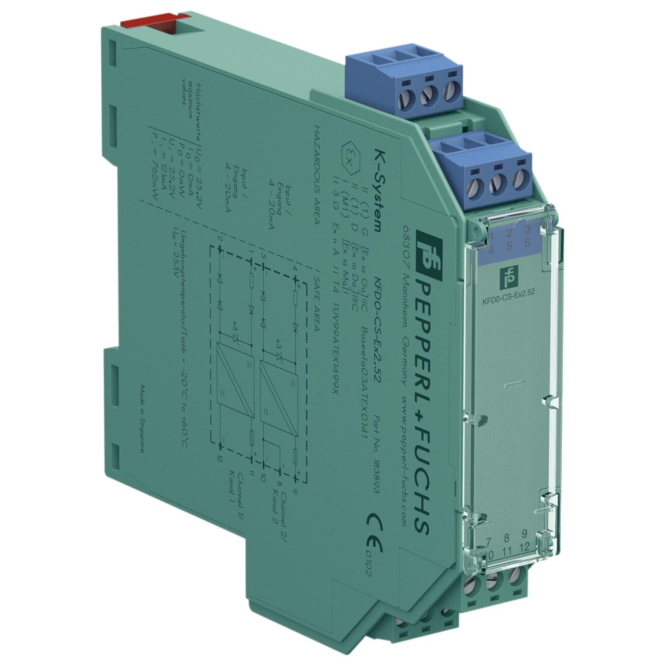 Pepperl+Fuchs KFD0-CS-EX2.52 (183893) Kartotuvas