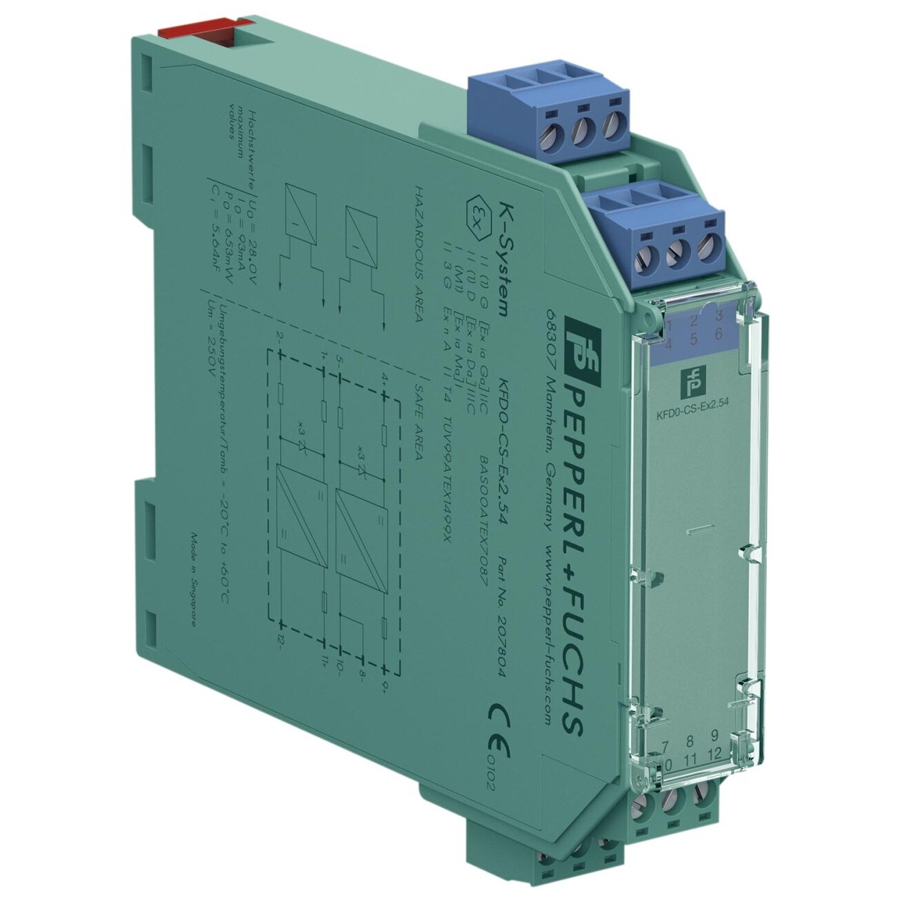 Pepperl+Fuchs KFD0-CS-EX2.54 (70185888) Kartotuvas