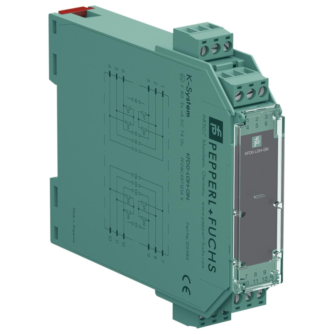 Pepperl+Fuchs KFD0-LGH-GN (126984) K-System pakaitinis modulis