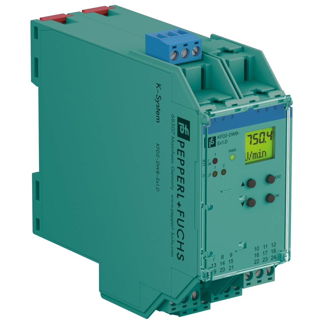 Pepperl+Fuchs KFD2-DWB-EX1.D (231203) Sukimosi greičio stebėjimo įrenginys
