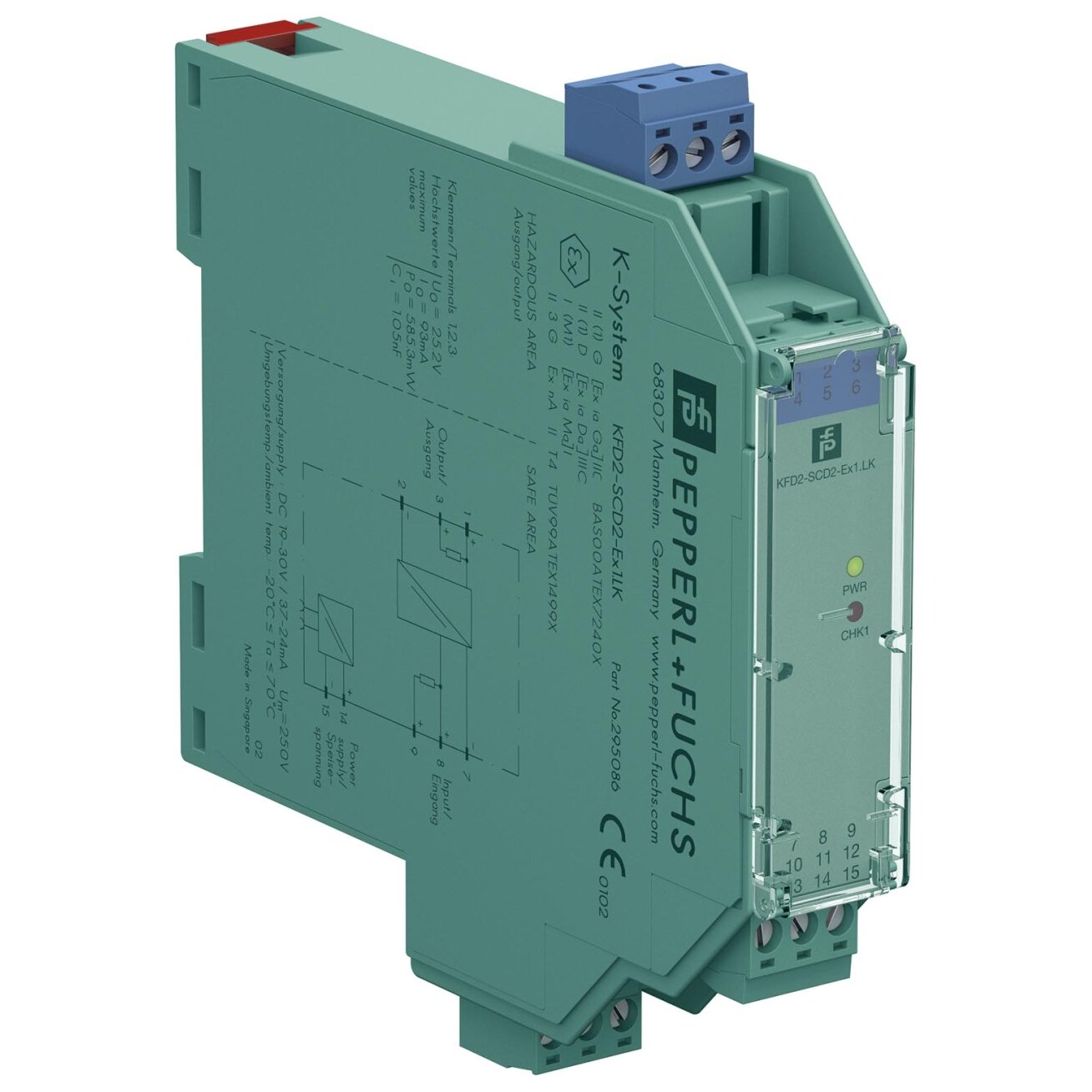 Pepperl+Fuchs KFD2-SCD2-EX1.LK (295086) Išėjimo valdiklis