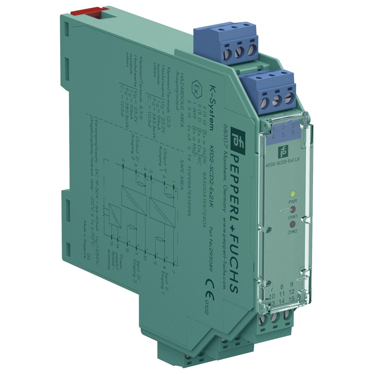 Pepperl+Fuchs KFD2-SCD2-EX2.LK (295089) Išėjimo valdiklis