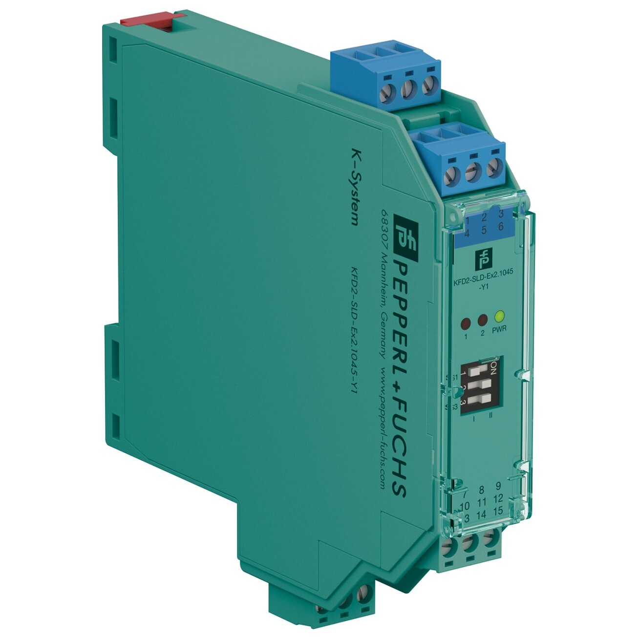 Pepperl+Fuchs KFD2-SLD-EX2.1045-Y1 (70178494) Elektromagnetinio vožtuvo valdiklis