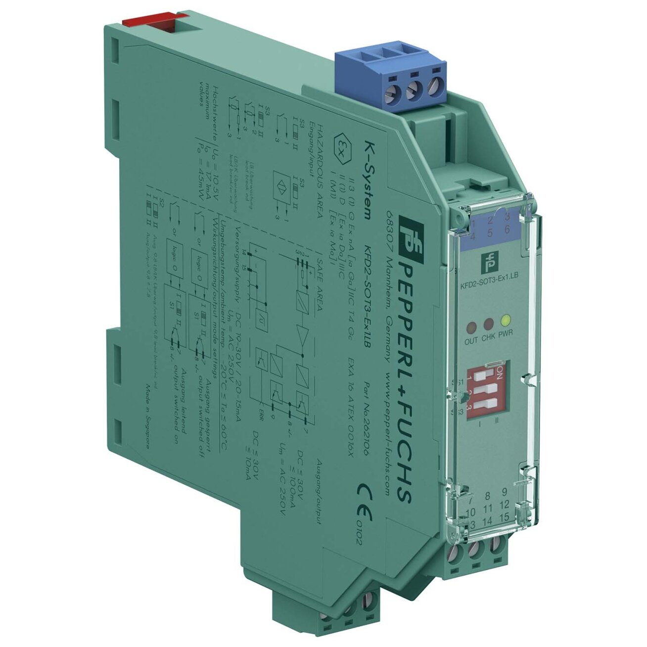 Pepperl+Fuchs KFD2-SOT3-EX1.LB (262106) Komutacinis stiprintuvas