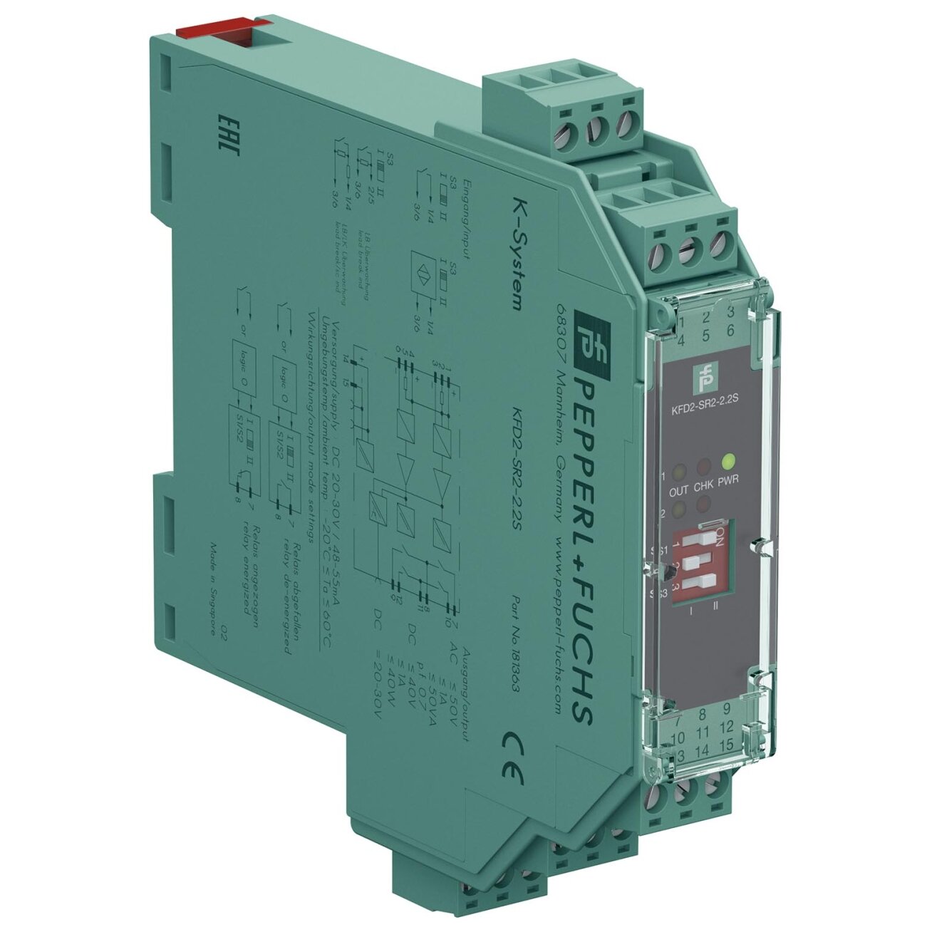 Pepperl+Fuchs KFD2-SR2-2.2S (181363) Komutacinis stiprintuvas