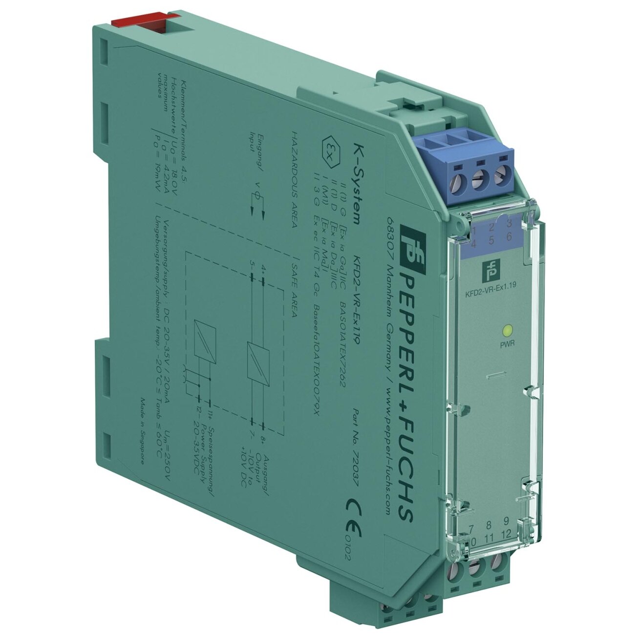 Pepperl+Fuchs KFD2-VR-EX1.19 (072037) Kartotuvas