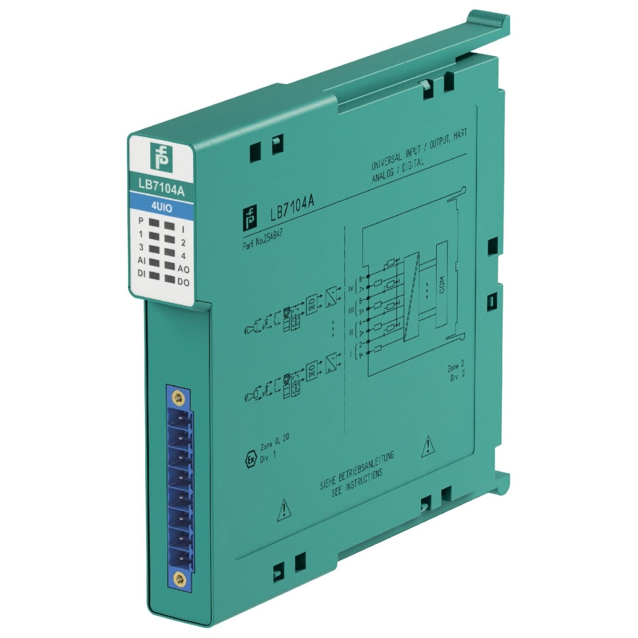 Pepperl+Fuchs LB7104A (254847) Universalus analoginis įėjimas / išėjimas
