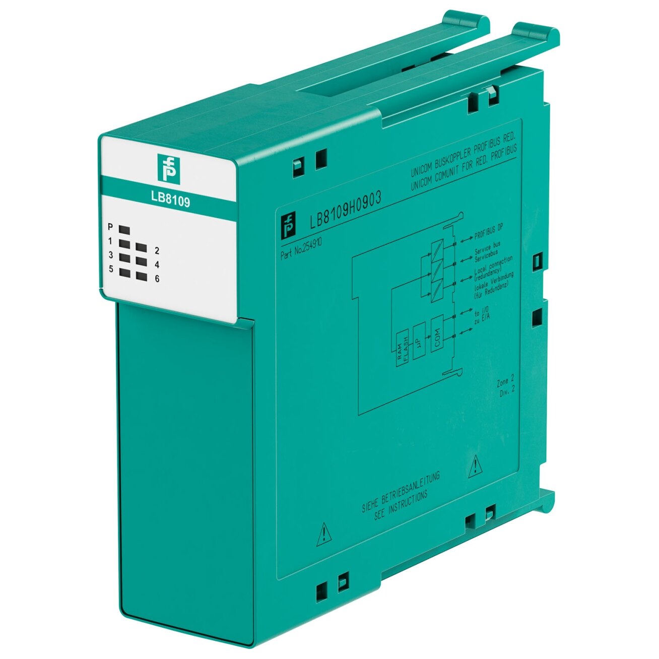 Pepperl+Fuchs LB8107H0706 (287581) Magistralės jungtuvas
