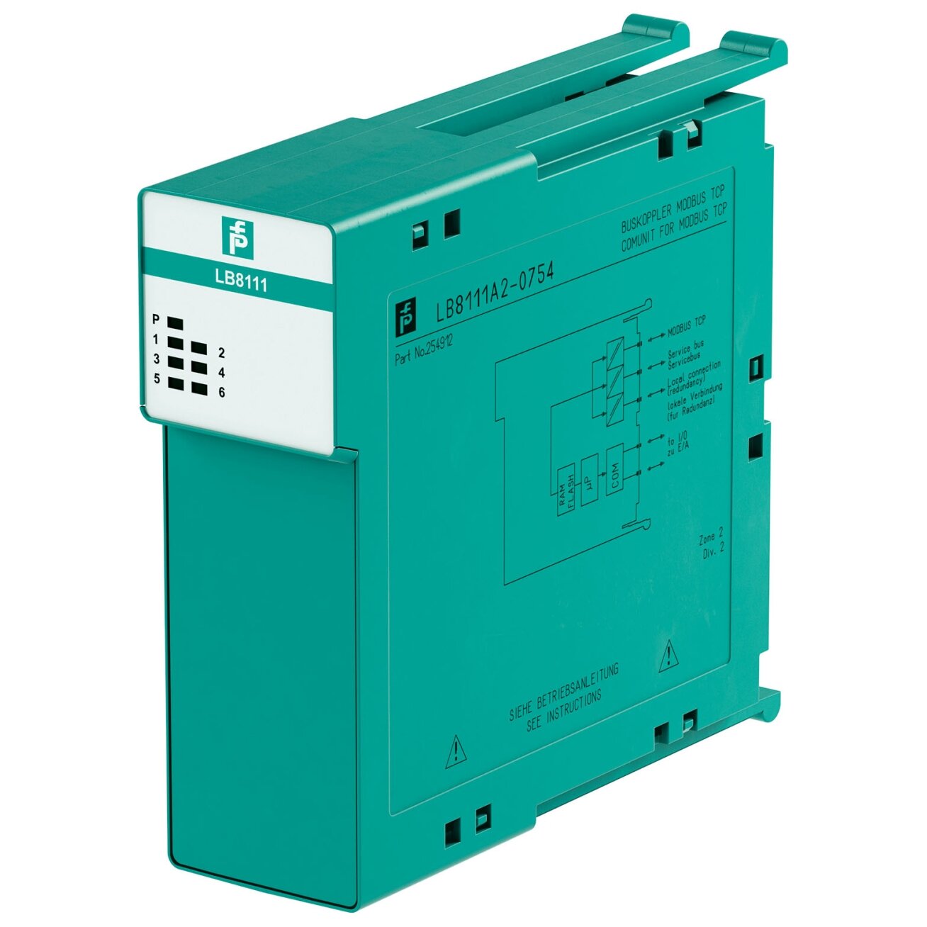 Pepperl+Fuchs LB8111A2-0756 (287583) Magistralės jungtuvas