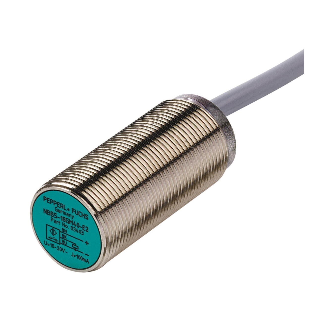 Pepperl+Fuchs NCB5-18GM40-N0-5M (70133056) Indukcinis jutiklis