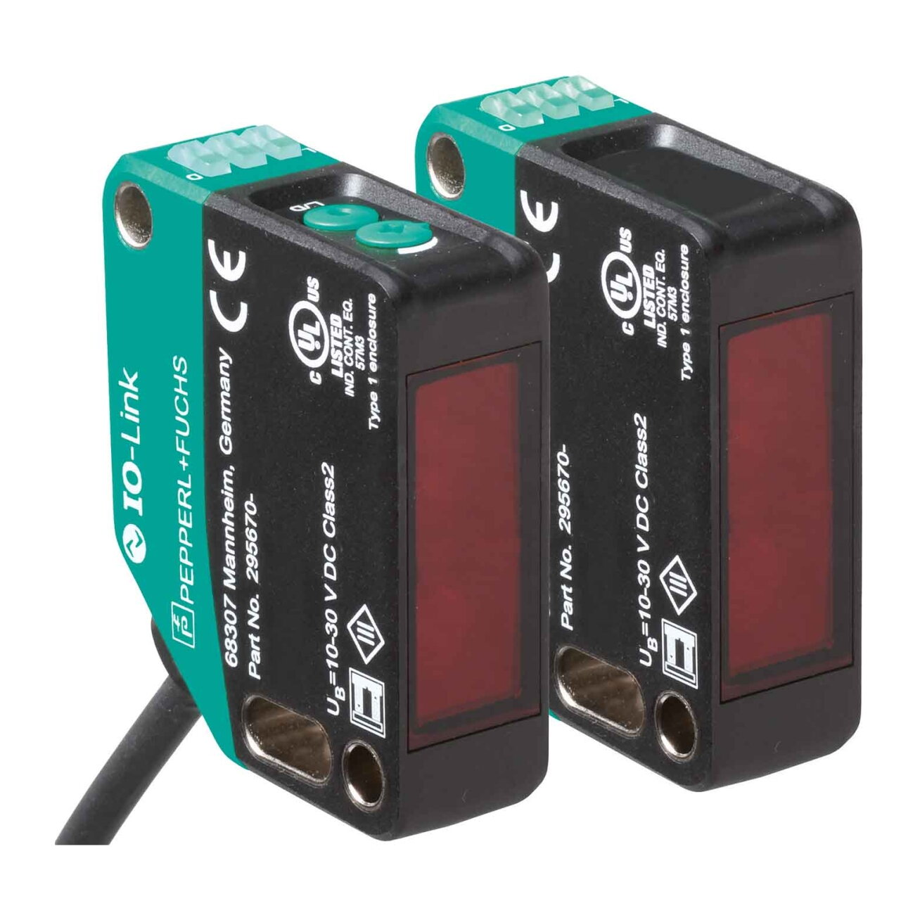 Pepperl+Fuchs OBE40M-R200-S2EP-IO-0,3M-V31-L (301062) Atskiro siųstuvo ir imtuvo fotoelektrinių jutiklių pora