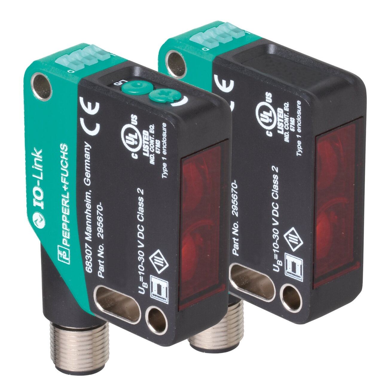 Pepperl+Fuchs OBE40M-R200-S2EP-IO-V1-L (301064) Atskiro siųstuvo ir imtuvo fotoelektrinių jutiklių pora