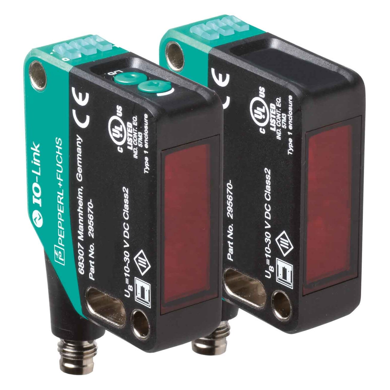 Pepperl+Fuchs OBE40M-R200-SEP-IO-V3-L (301059) Atskiro siųstuvo ir imtuvo fotoelektrinių jutiklių pora