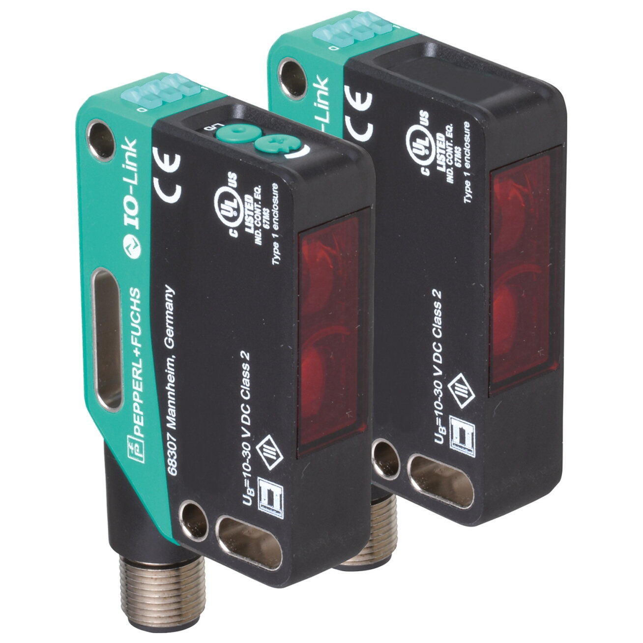 Pepperl+Fuchs OBE40M-R201-S2EP-IO-V1-L (301133) Atskiro siųstuvo ir imtuvo fotoelektrinių jutiklių pora