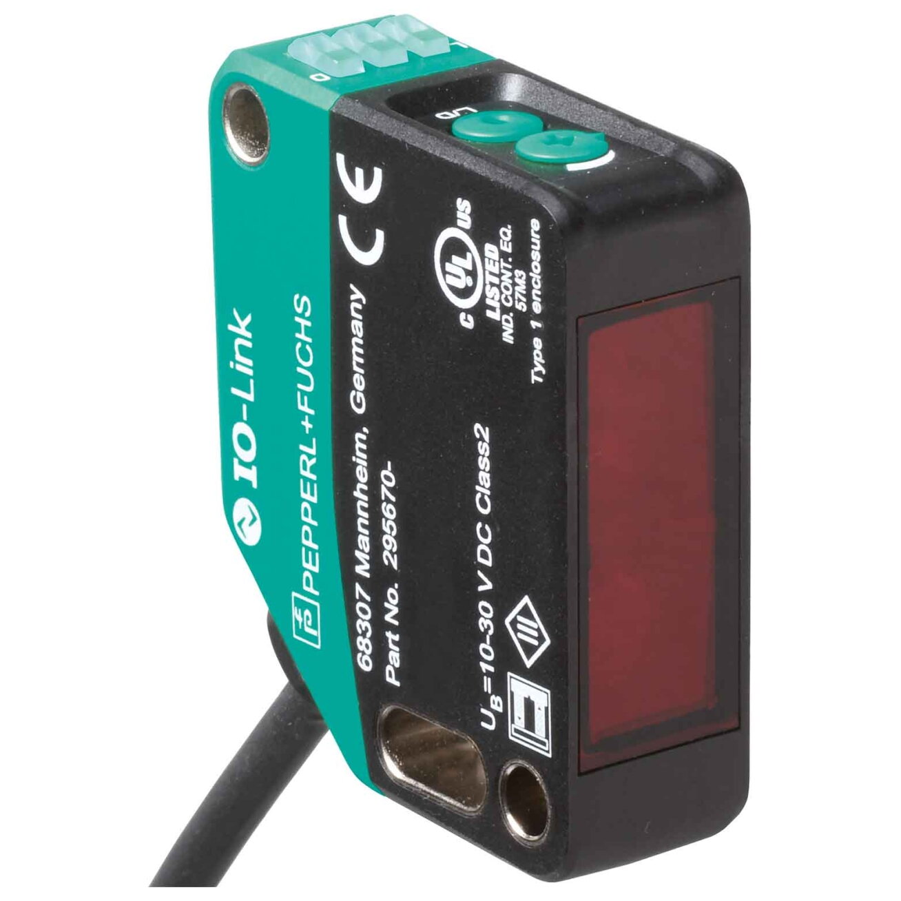 Pepperl+Fuchs OBT650-R200-2EP-IO-0,3M-V1-1T (295670-100120) Difuzinis fotoelektrinis jutiklis su fono vertinimu (HGW)