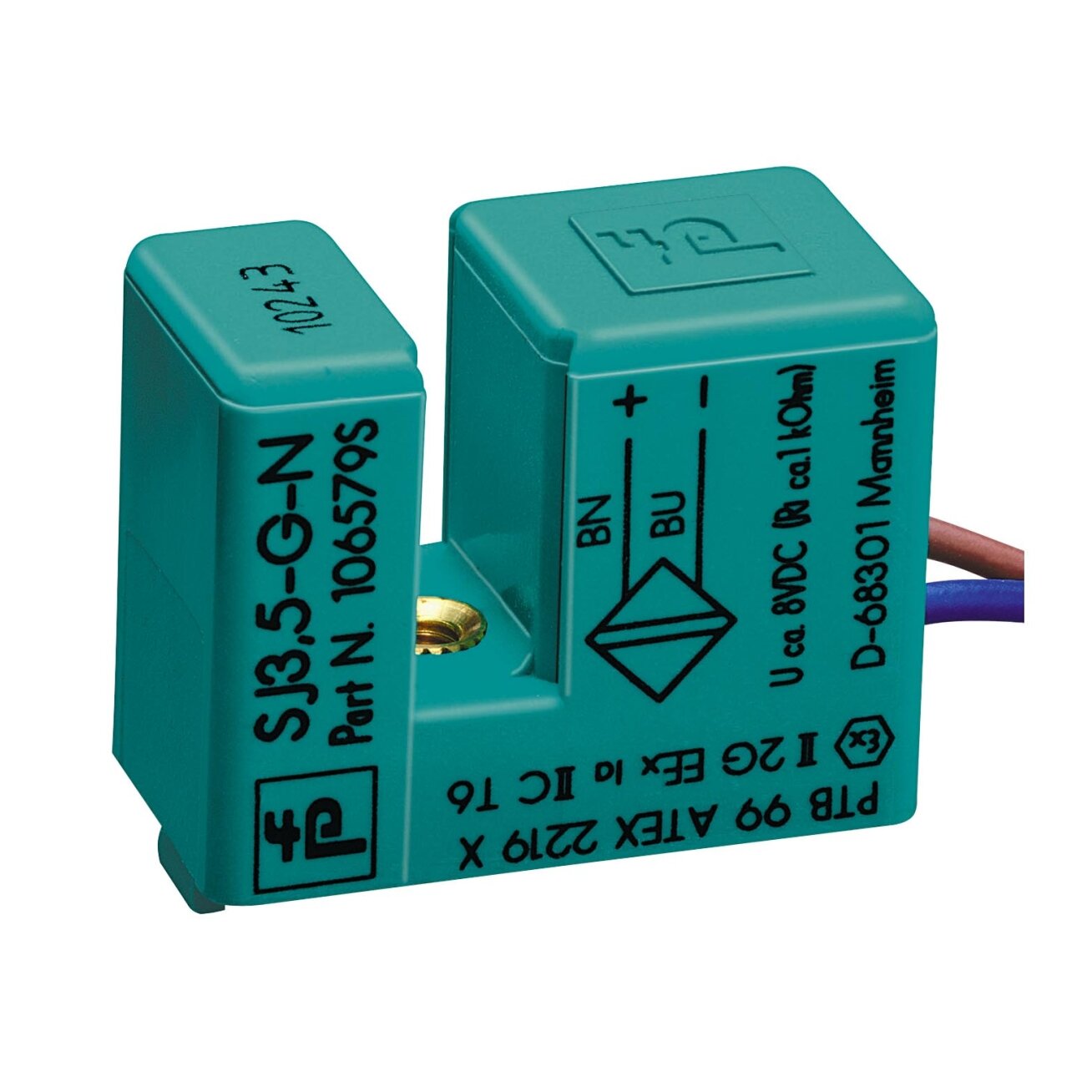 Pepperl+Fuchs SJ3,5-G-N (70132981) Indukcinis plyšinis jutiklis