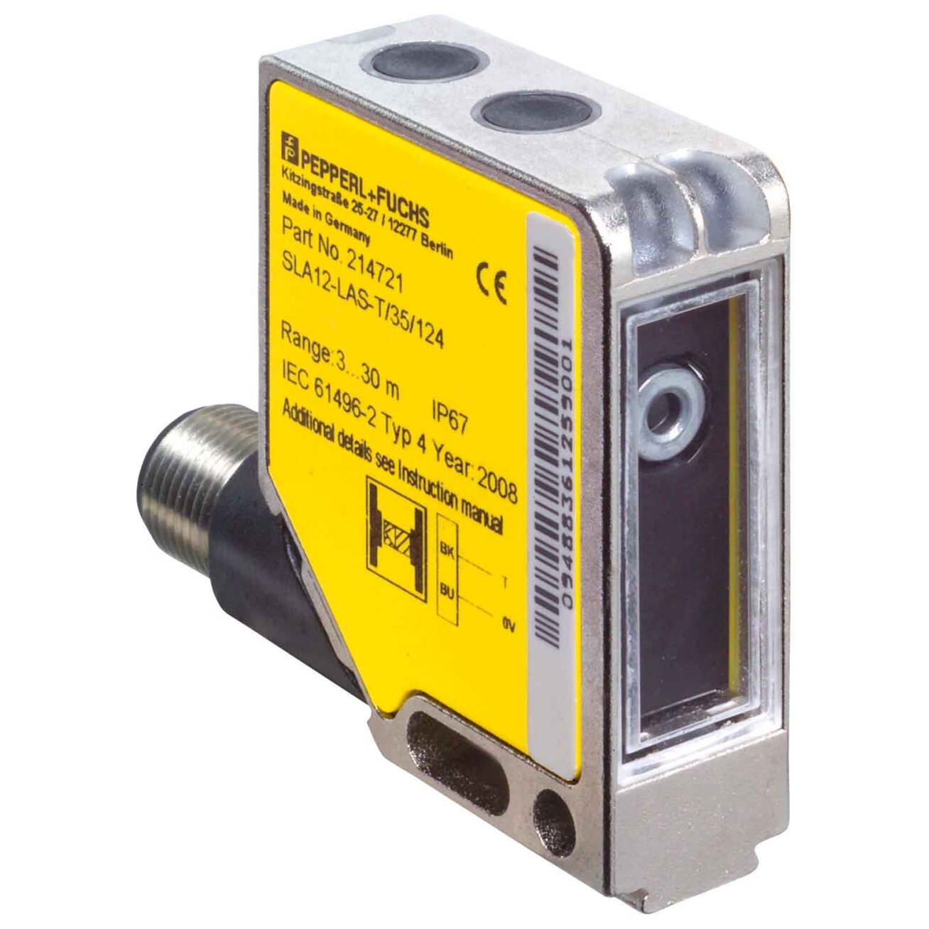 Pepperl+Fuchs SLA12-LAS-T/124 (214723) Saugos fotoelektrinis jutiklis