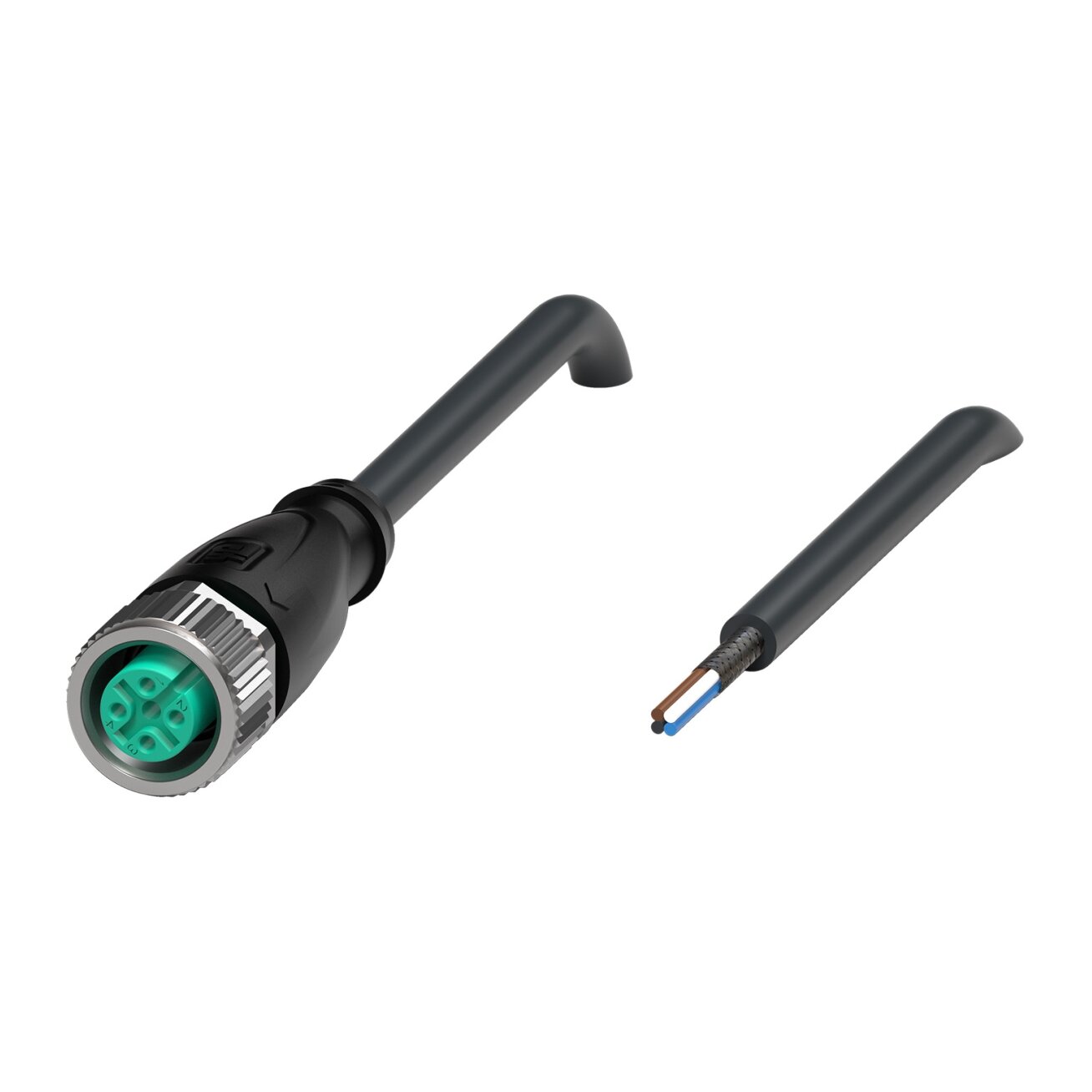 Pepperl+Fuchs V1-G-BK10M-PUR-U/ABG (240004-100033) Kabelio lizdas