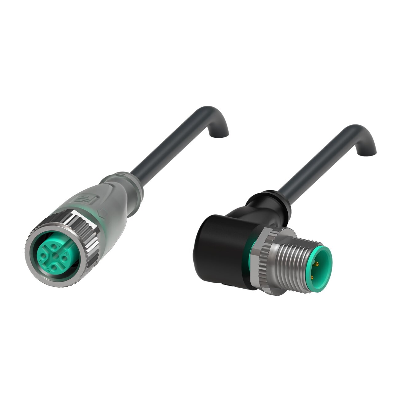 Pepperl+Fuchs V1-G-E2-BK0,6M-PUR-U-V1-W (240782-100000) Jungiamasis kabelis