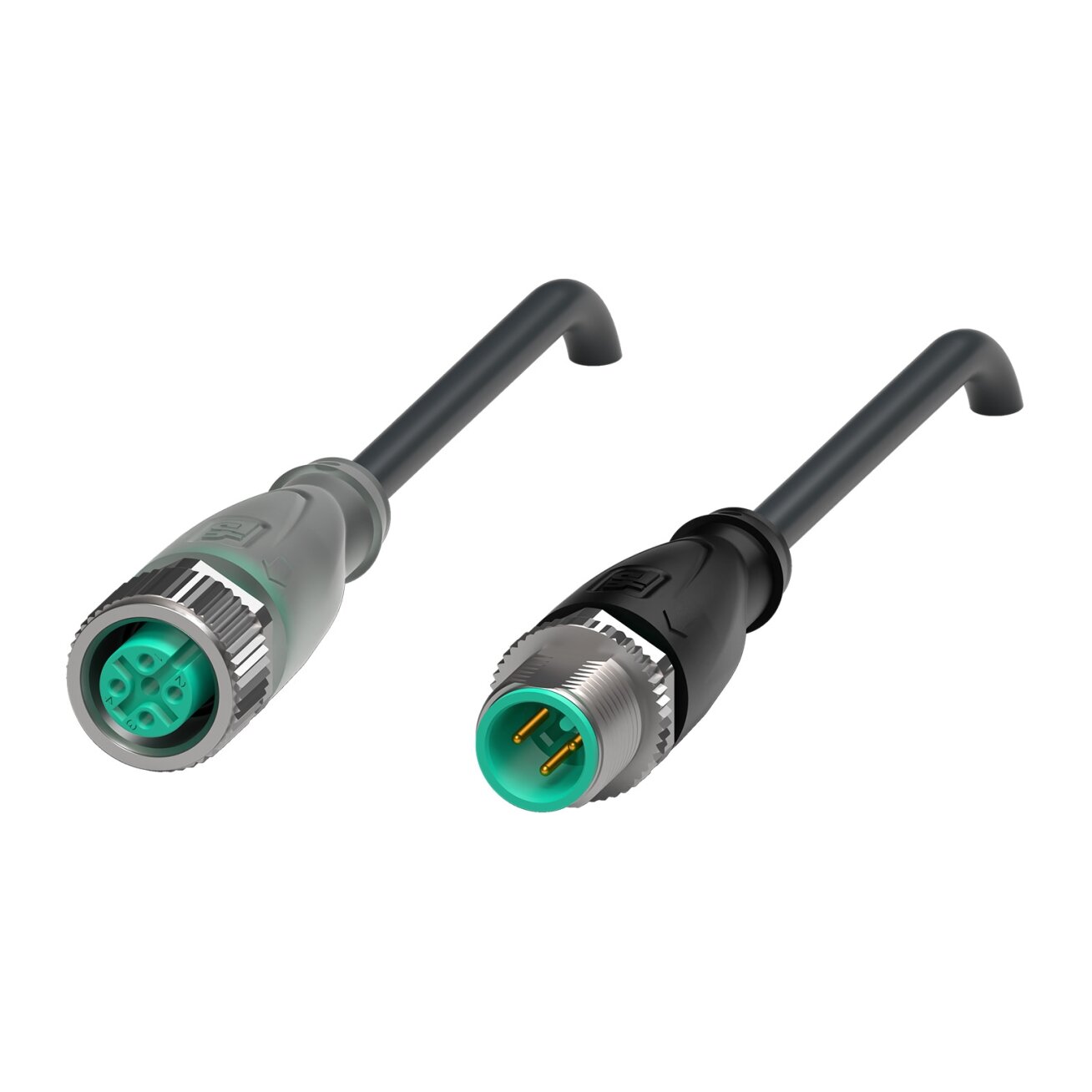 Pepperl+Fuchs V1-G-E2-BK1,5M-PUR-U-V1-G (240779-0001) Jungiamasis kabelis