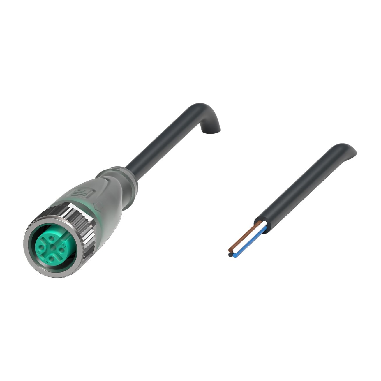 Pepperl+Fuchs V1-G-E8-BK5M-PUR-U (240002-100006) Kabelio lizdas